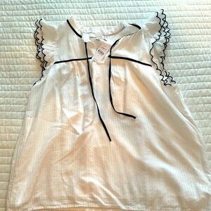 LOFT sleeveless blouse top NWT